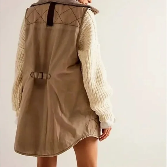 Free People We The Free Waxed Vest - Picture 4 of 6